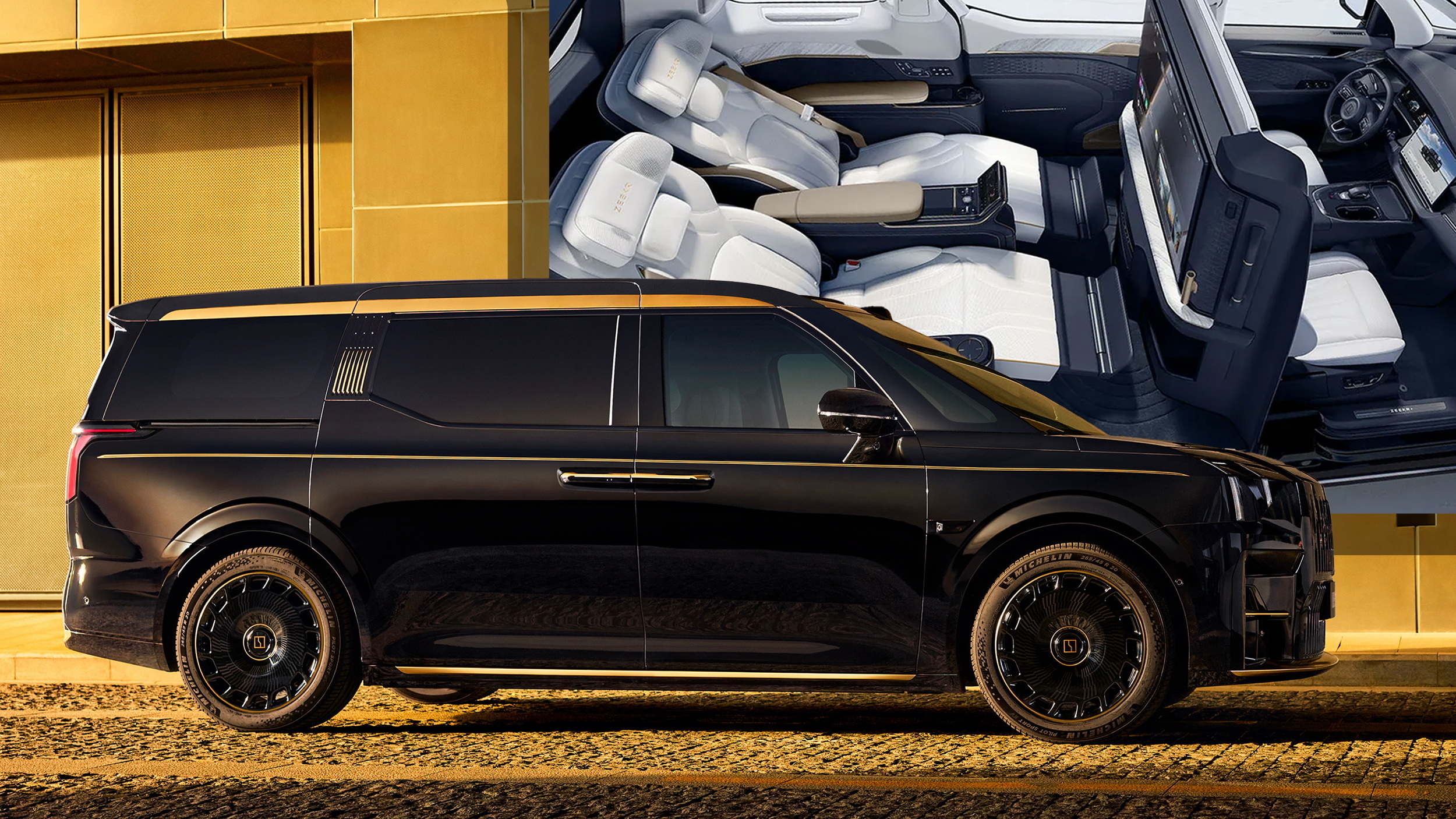 Zeekr 009 Minivan: новий флагман з золотими акцентами та килимами з альпаки