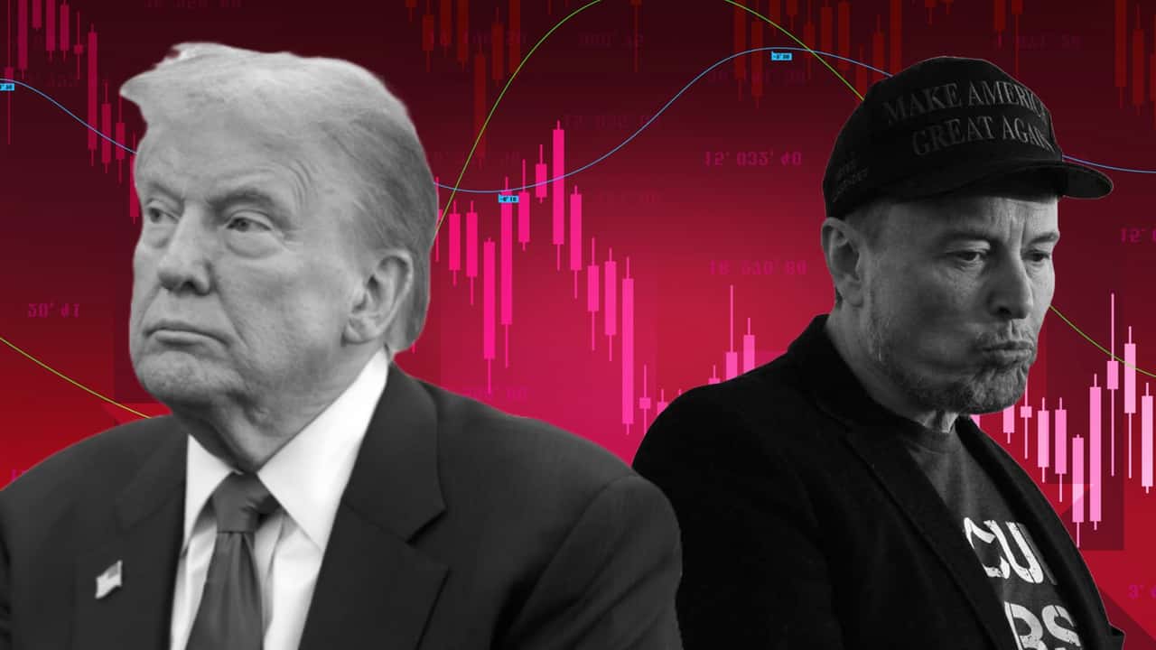 Акції Tesla падають через руйнування відносин Трампа та Маска