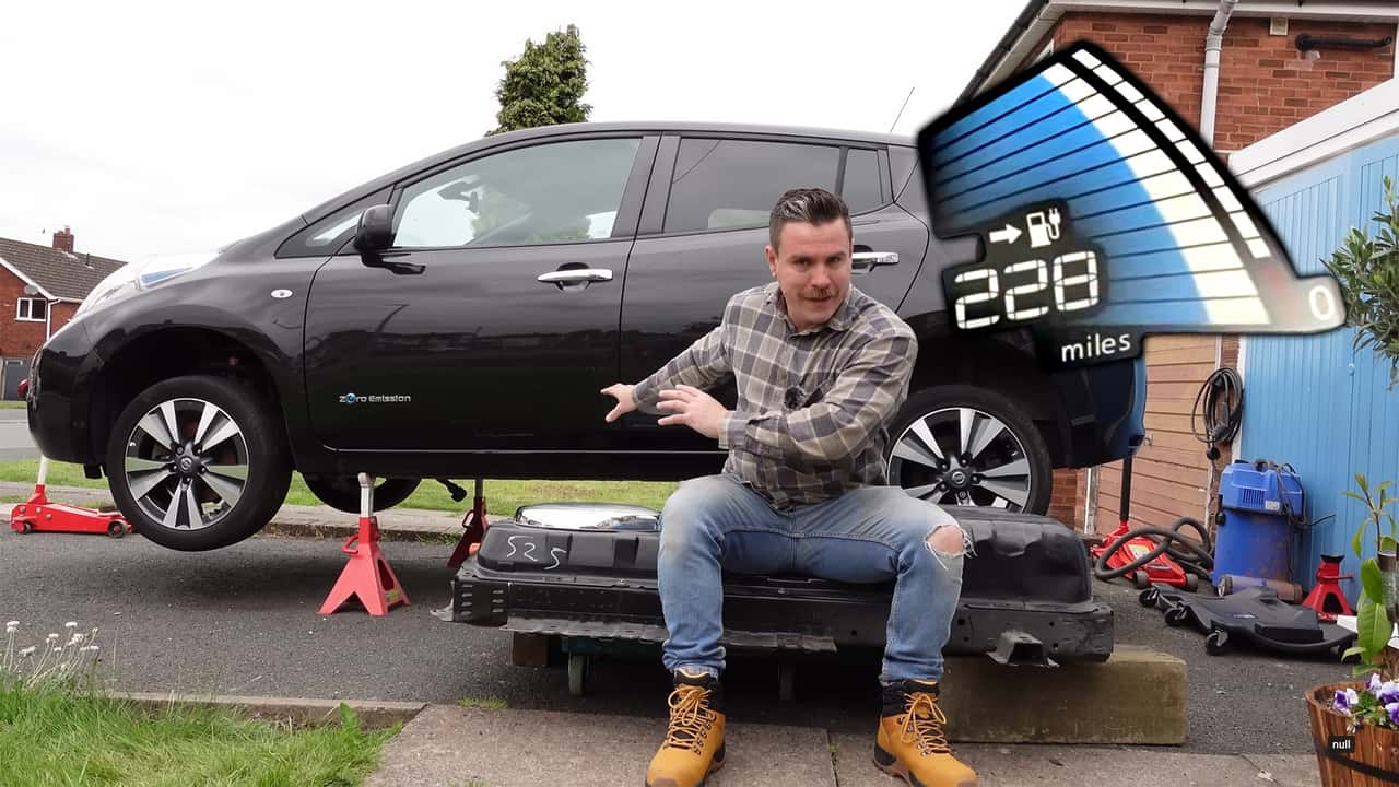 Як ентузіаст зумів подвоїти запас ходу Nissan Leaf, замінивши батарею вдома