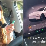 Houston Woman Films GRWM While Self-Driving