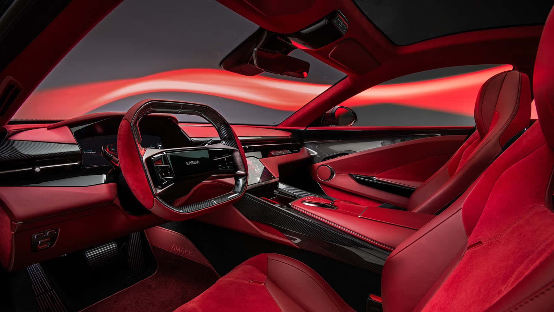 Karma's New Coupe Features Excessive Screens