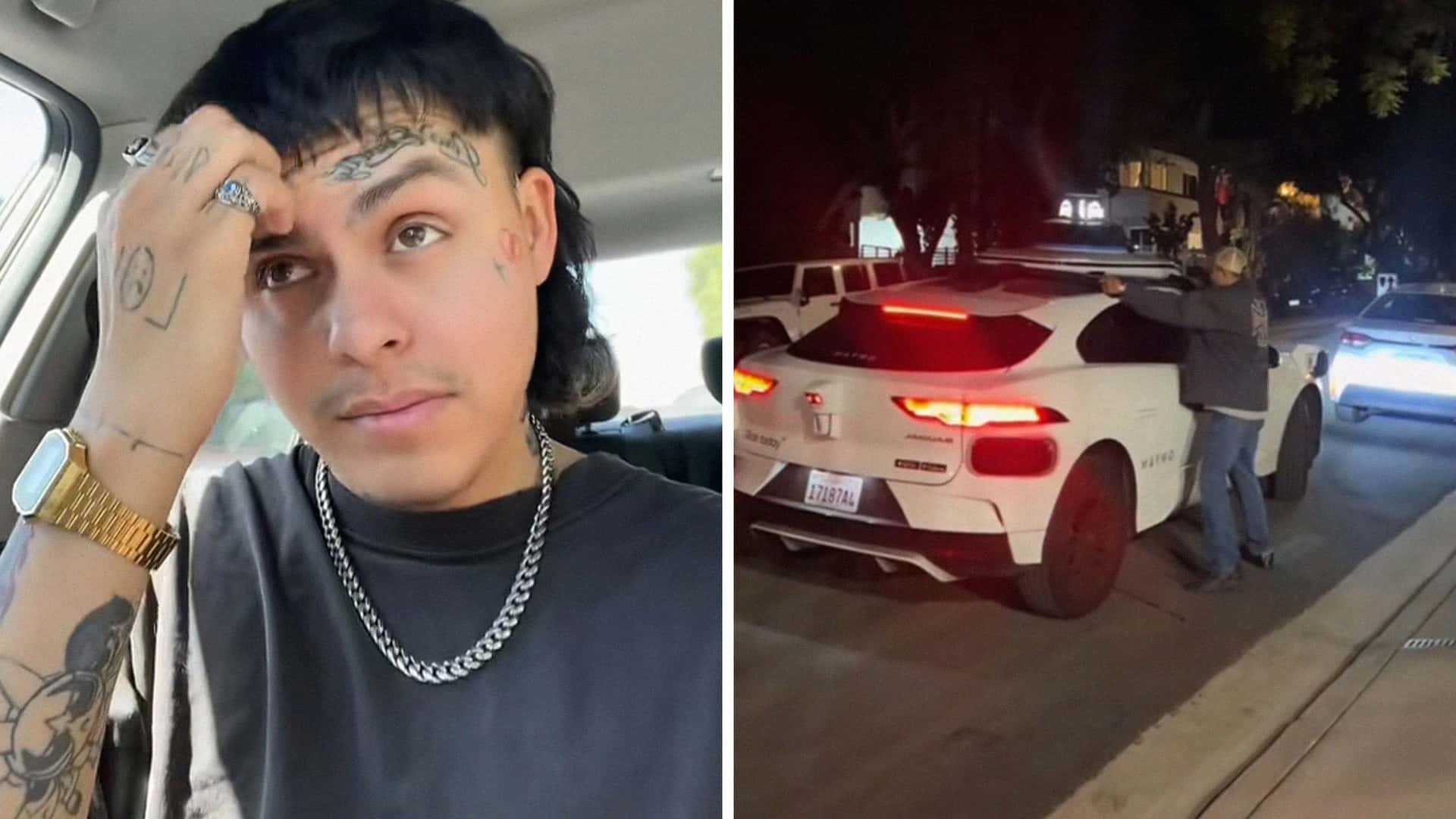 Man Attempts to Rescue Someone from Waymo