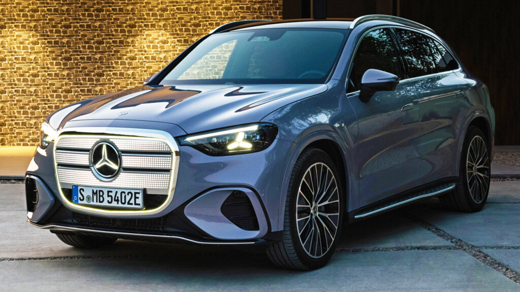 All Electric Mercedes GLC Redefines Luxury Grilles