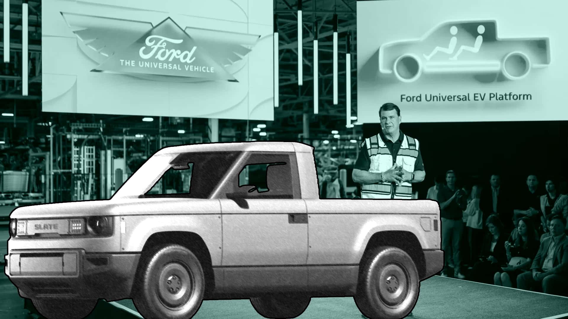Ford and Slate Compete in EV Truck Race