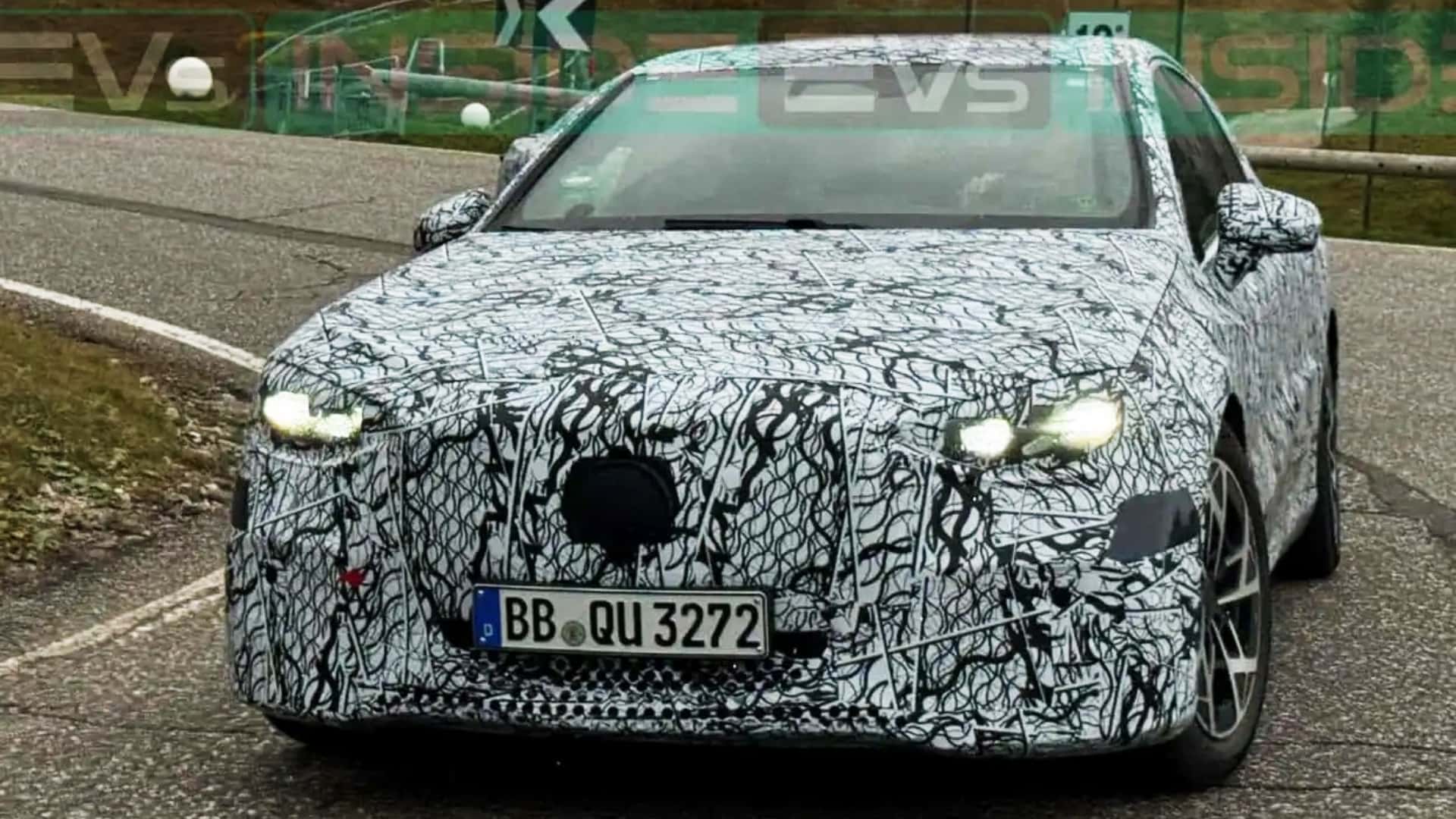 Mercedes-Benz C-Class EV Travels The Alps