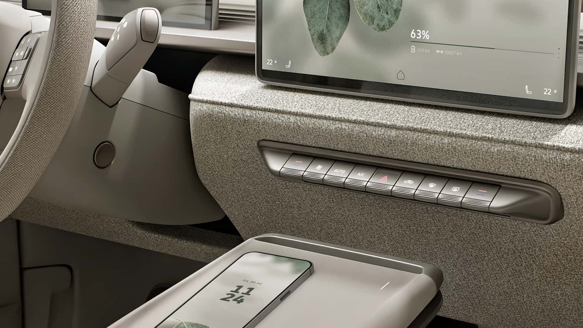 VW ID Cross Revives Classic Button Design