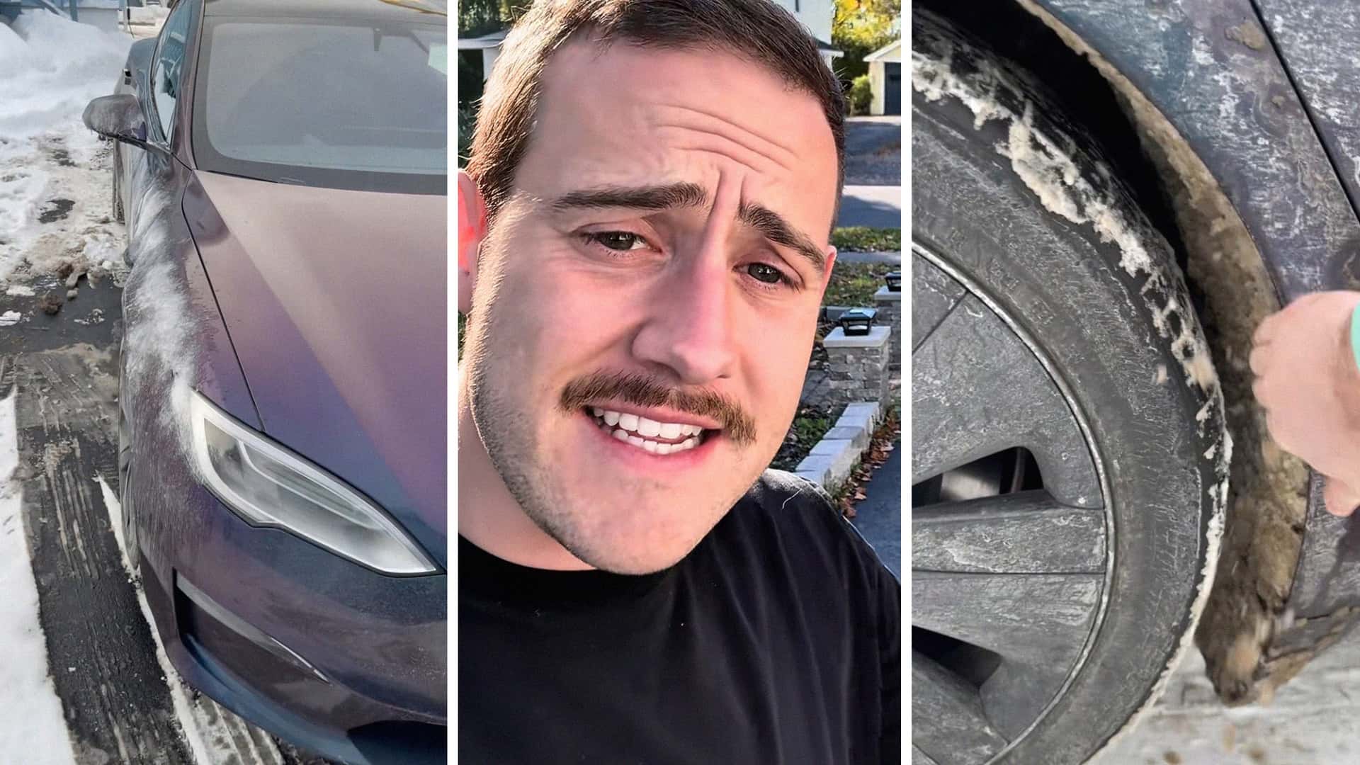 Man Buys Tesla and Faces Bad Weather