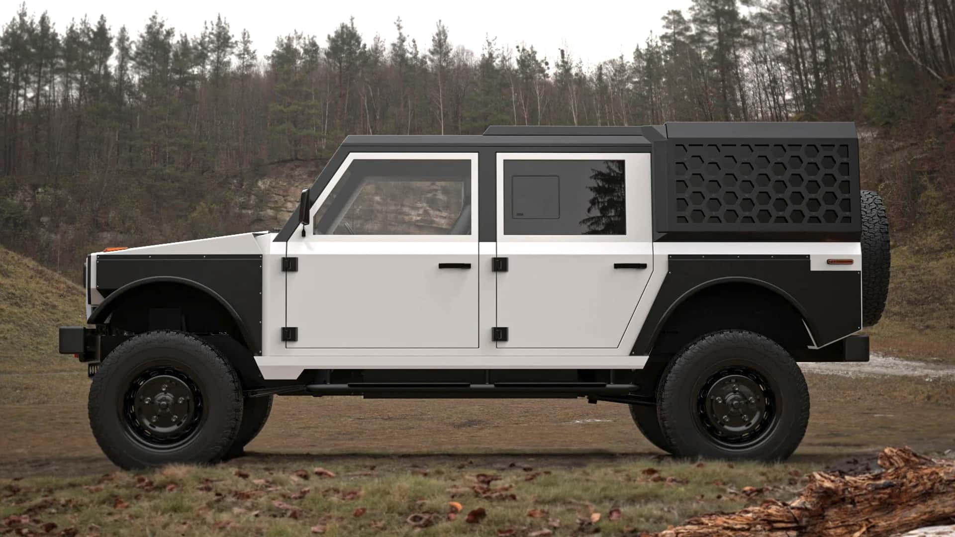 Retro Electric Truck Perfect for Off-Road Adventures