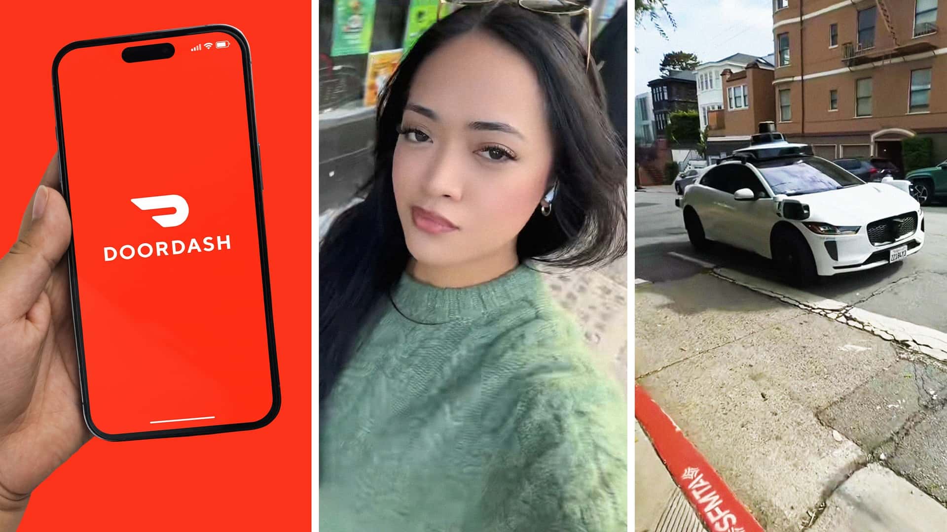 San Francisco Woman Uses Waymo for DoorDash