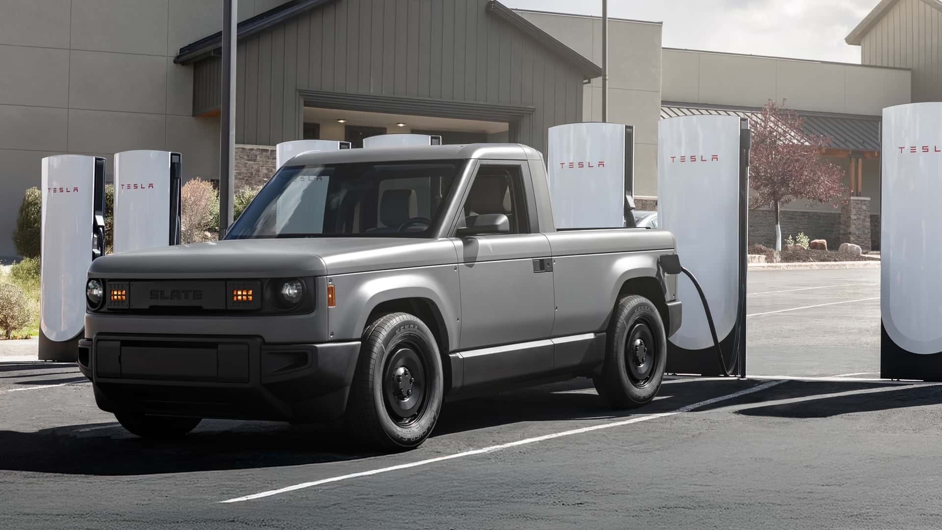 Slate Truck Gains Access to Superchargers
