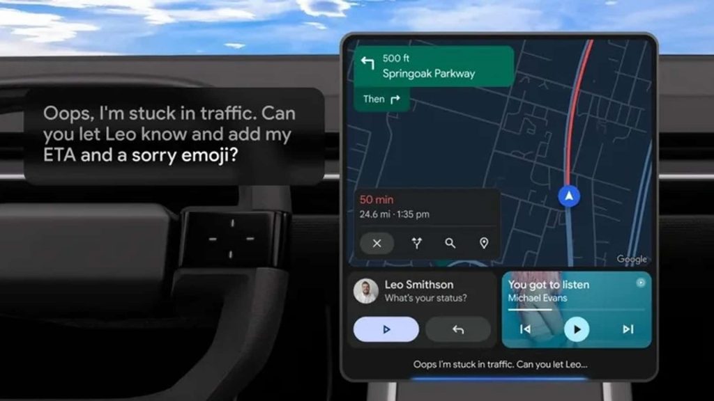 Android Auto Welcomes Google's New AI Assistant