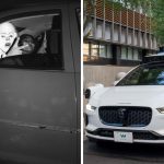 Five People Squeeze Into Waymo Car