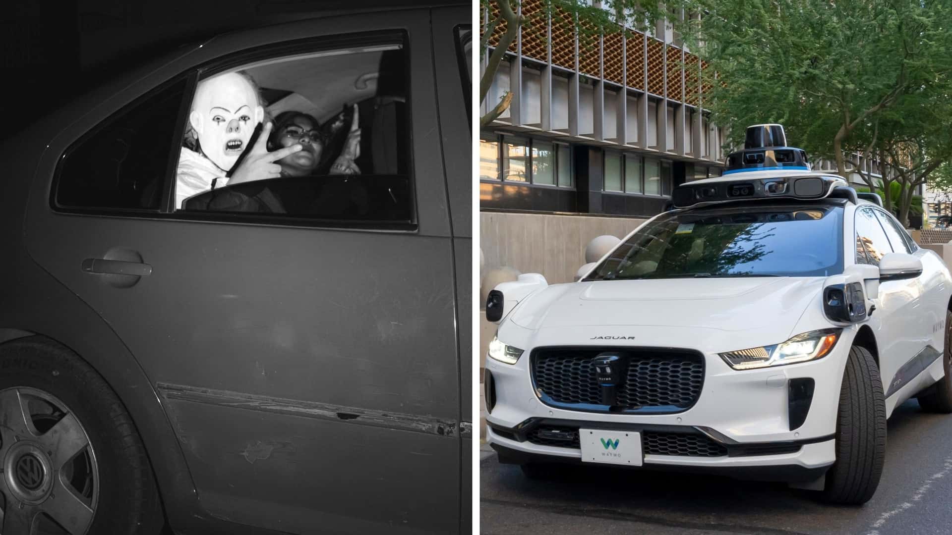 У автомобілі Waymo з 29 камерами група з 5 чоловік зіткнулася з несподіваним голосом зі спікера