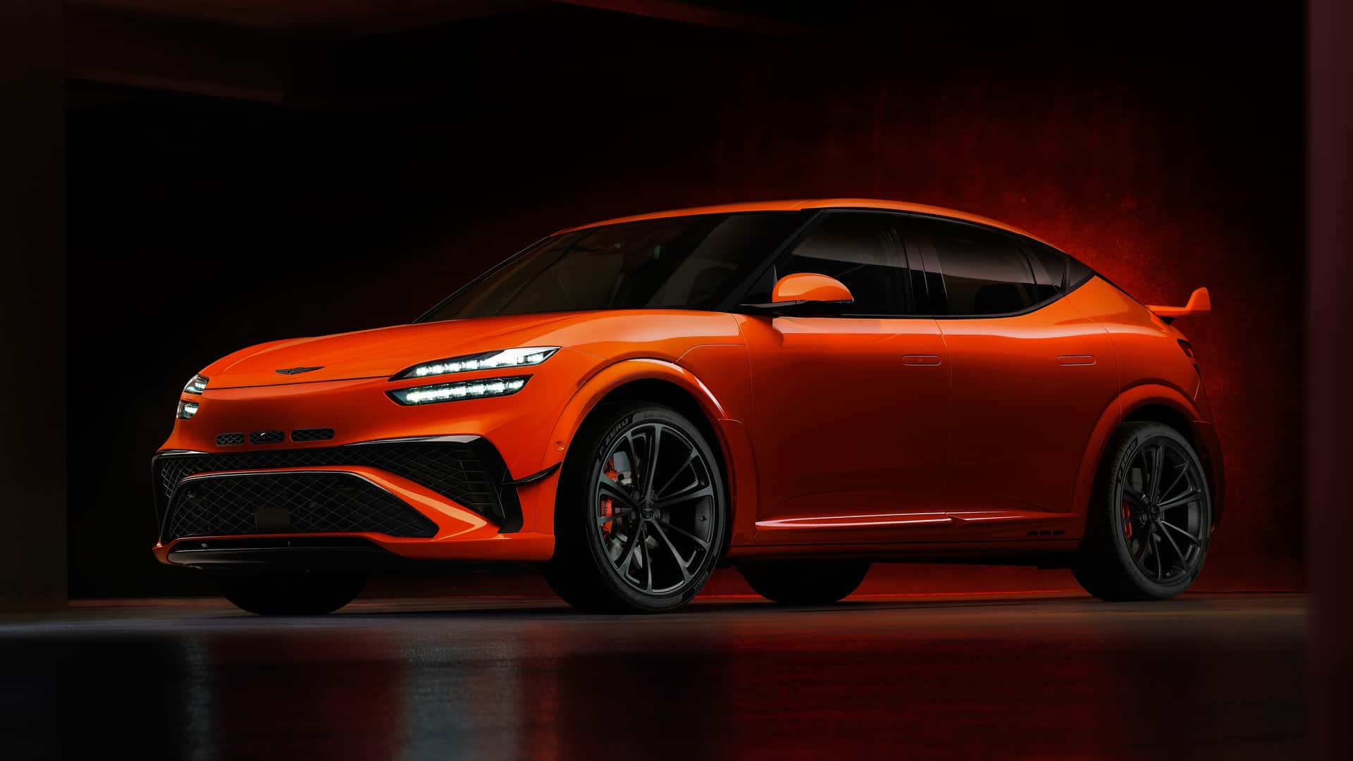 Genesis GV60 Magma Performance EV з віртуальними передачами та режимом дрифтінгу