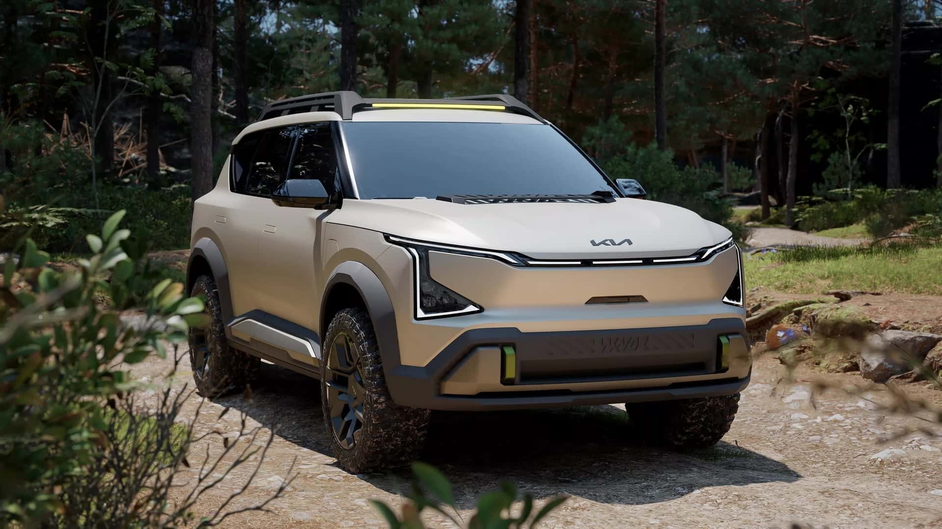 Концепт Kia EV5 WKNDR: ідеальний суперник для Rivian R2
