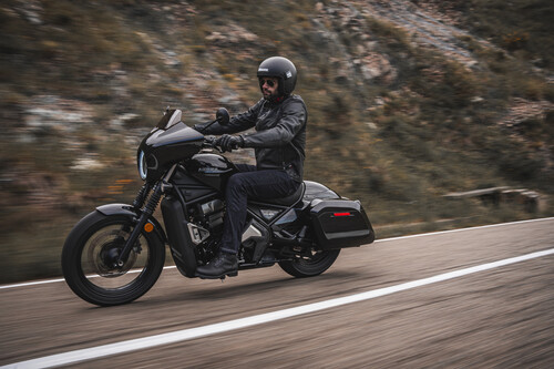 Moto Morini Calibro turns into a digger