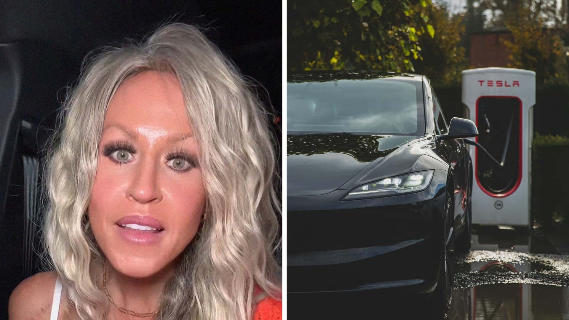 Жінка купила Tesla і зрозуміла, що не знає, як користуватися зарядним пристроєм