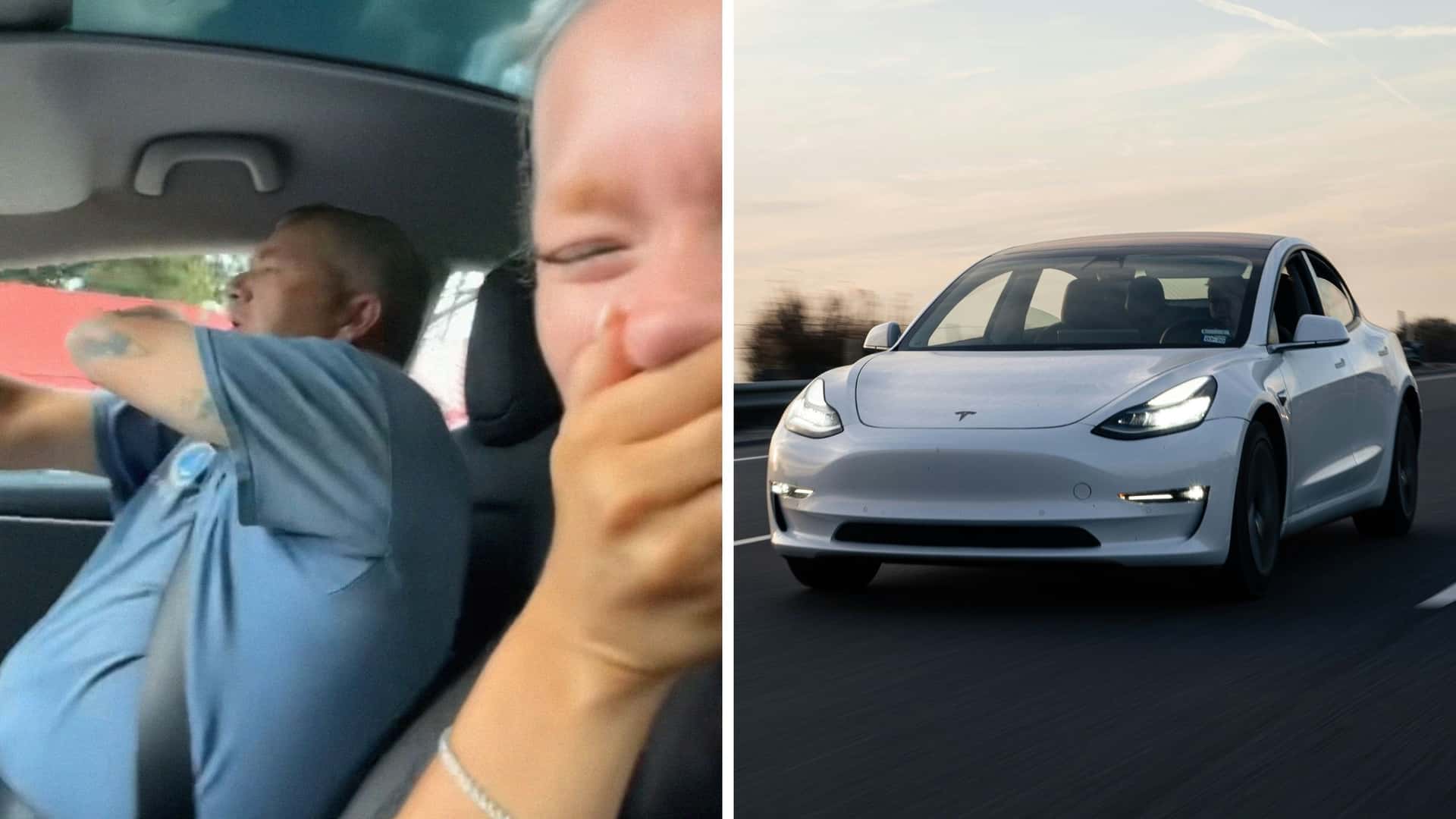 Батько висміяв доньку за покупку Tesla, а потім сам був вражений після тест-драйву