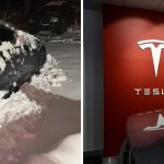 Tesla Struggles to Defrost in Snow