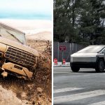 Cybertruck Encounter on Muddy Back Road