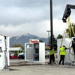 High-Power EV Chargers at Supermarket Parking Lots