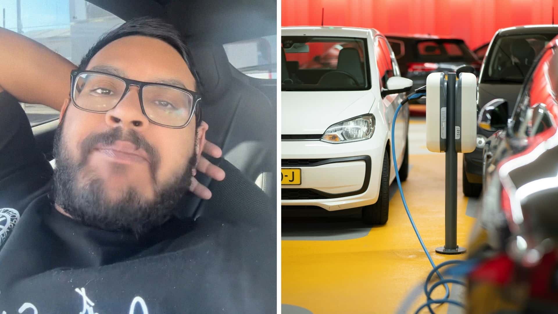 Tesla намагається зарядитися, але Ford Lightning блокує шлях