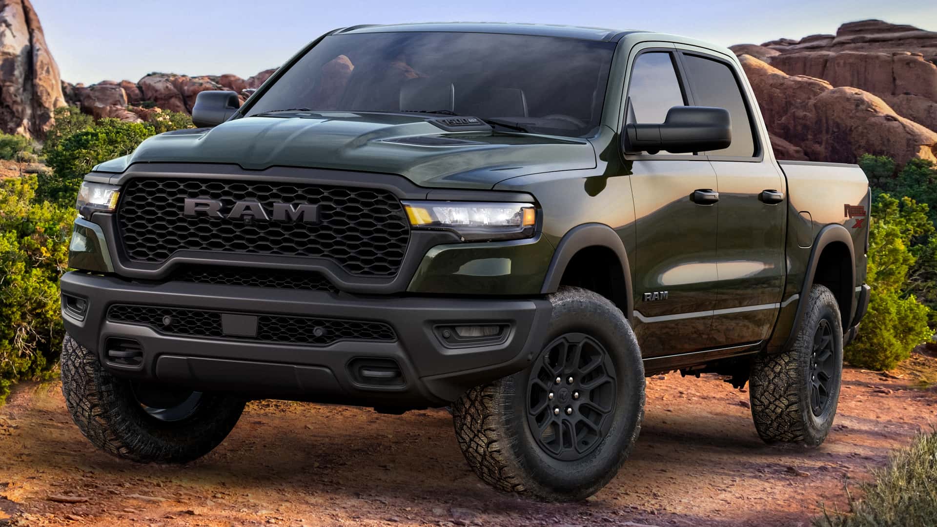 Ram 1500 Rebel X 2026: Бойовий звір у військовому зеленому кольорі
