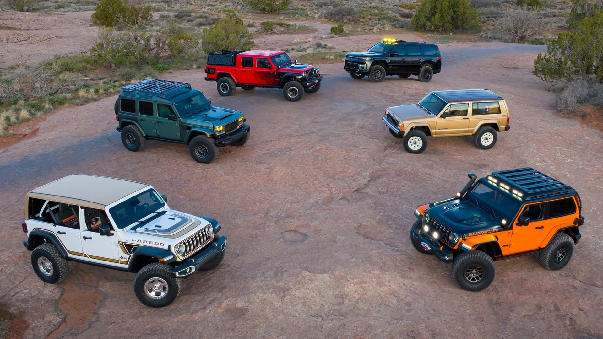 Jeep демонструє варіанти тюнінгу з 6 концептами на Easter Jeep Safari