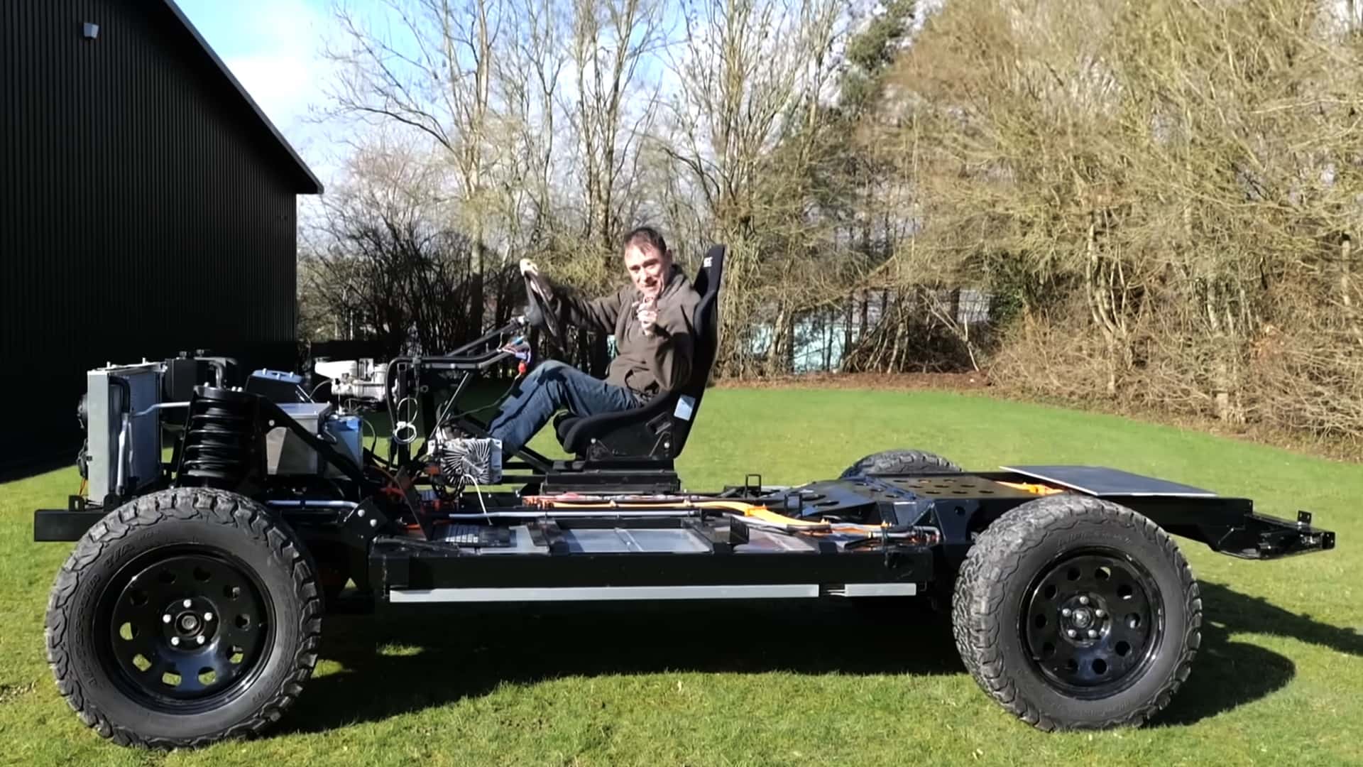 Електричне шасі на замовлення для класичних пікапів