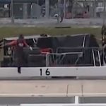 Член команди NASCAR Cup захищає журналіста від runaway pit cart у страшному інциденті
