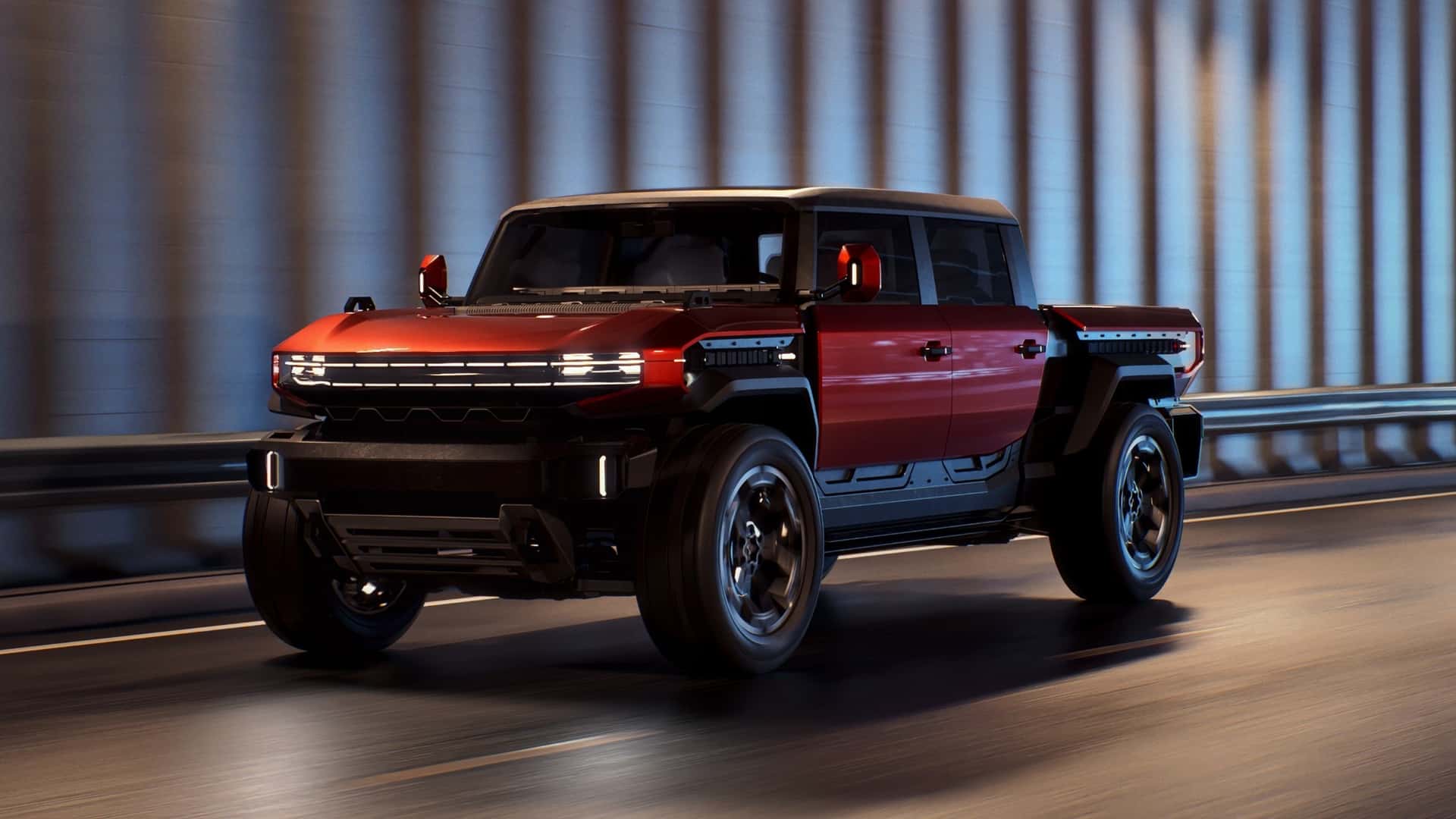 GMC New Hummer X EV Truck Concept Revealed