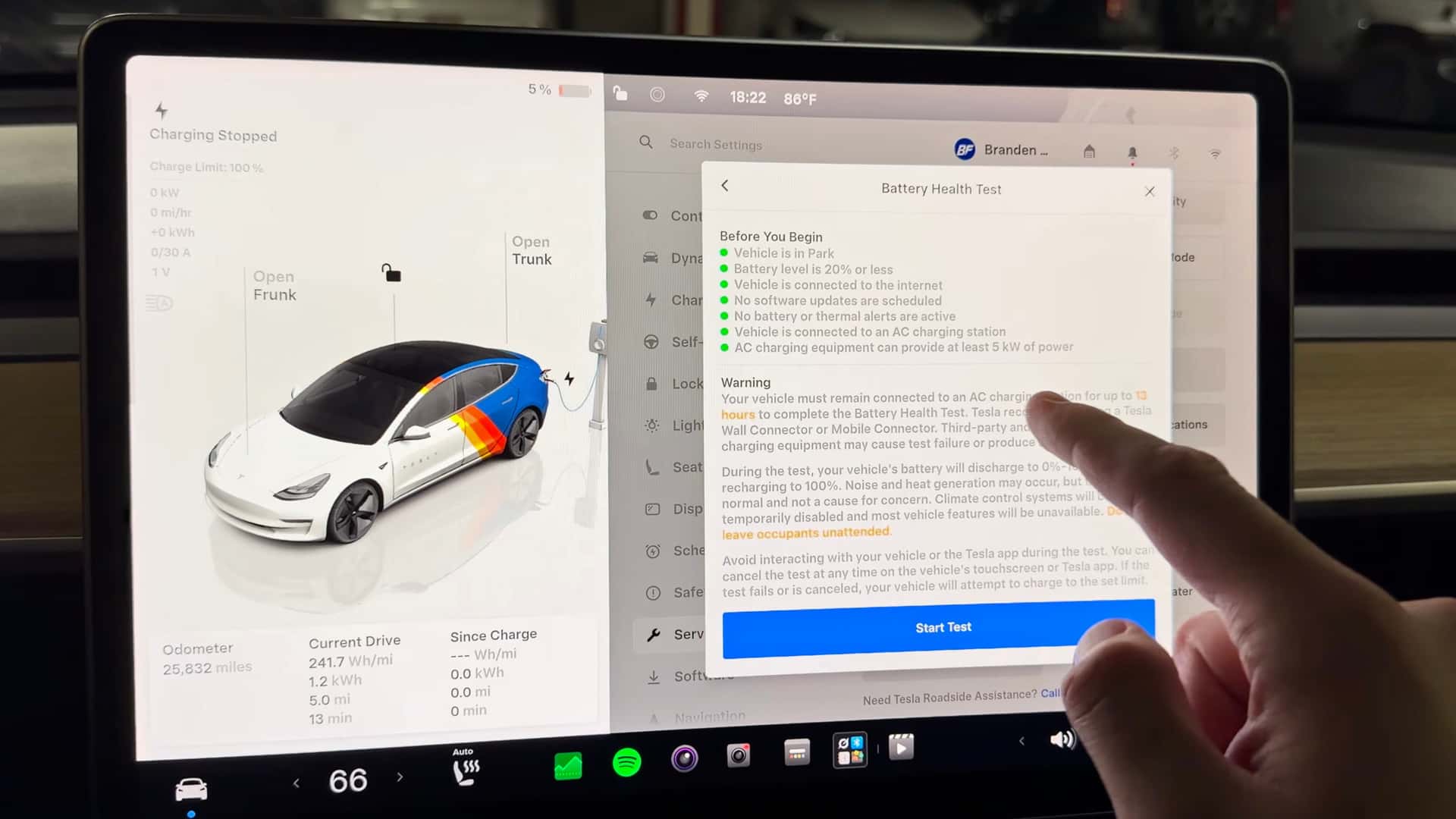 Зниження ємності батареї у Model 3 2023 року з витривалою батареєю від Tesla