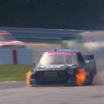 Томас Аннунціата потрапив до лікарні після пожежі в NASCAR Truck