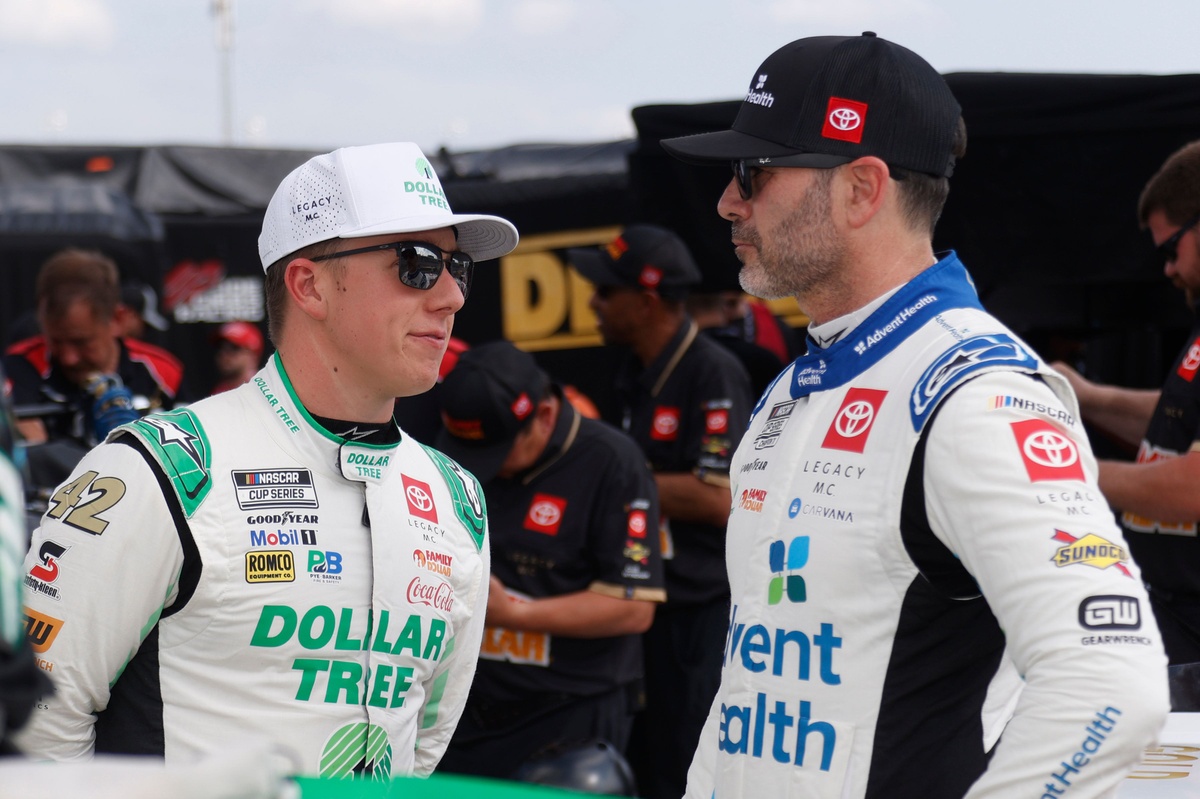 Jimmie Johnson спростовує чутки про конфлікт з John Hunter Nemechek